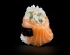 Salmon cream cheese nigiri