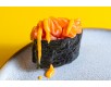 Spicy salmon gunkan